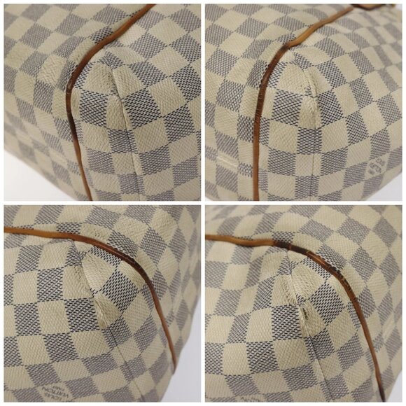 LOUIS VUITTON Damier Azur Totally PM Tote Bag N51261 LV Auth 122998 - Picture 14 of 16